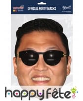 Masque de Psy en carton, Gangnam Style, image 1