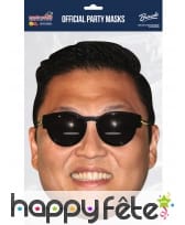 Masque de Psy en carton, Gangnam Style, image 1