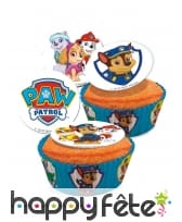 Minis disques Pat patrouille en sucre, image 1