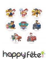 Minis disques Pat patrouille en sucre, image 2