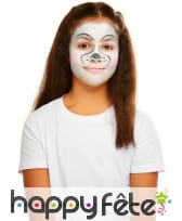 Maquillage Dalmatien queue et oreilles pour enfant, image 3