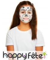 Maquillage Dalmatien queue et oreilles pour enfant, image 4