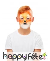 Maquillage de renard queue et oreilles pour enfant, image 4