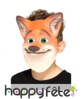Masque de renard orange pour enfant