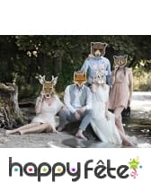 Masque de renne dessiné en papier, image 2