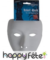 Masque de robot a peindre, image 2