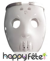 Masque de robot joueur de hockey lumineux