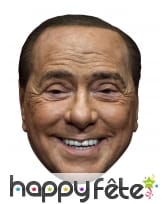 Masque de Silvio Berlusconi en carton