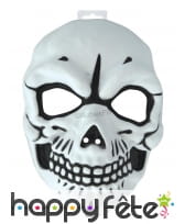 Masque de squelette effrayant pour adulte