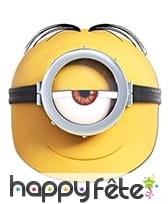 Masque de Stuart minions en carton plat, image 1