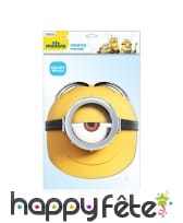 Masque de Stuart minions en carton plat