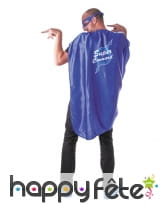 Masque de Super connard avec cape, pour adulte