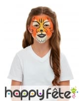 Maquillage de tigre queue et oreilles pour enfant, image 4