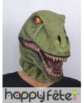 Masque de T-rex intégral pour adulte, image 2