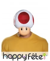 Masque de Toad pour adulte, en plastique