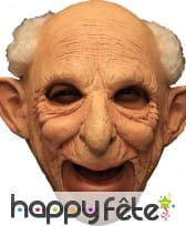 Masque de vieil homme dégarni, modèle 3/4