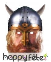 Masque de Viking en carton