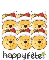 Masque de Winnie l'ourson père Noël, image 2