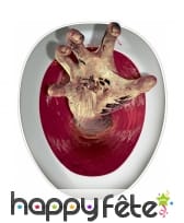 Main de zombie décorative pour cuvette de toilette, image 1