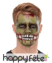 Maquillage de zombie par transfert pour adulte, image 4