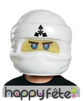 Masque de Zane pour enfant, Lego Ninjago