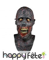 Masque de zombie carbonisé