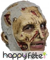 Masque de zombie décomposé, ouverture de bouche