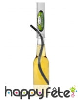 Mini entonnoir à bière Beer bong noir