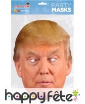Masque en carton de Donald Trump USA, image 1