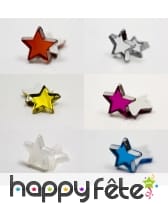 Mini étoiles miroirs de 1cm