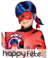 Masque et perruque de Ladybug pour fille, coffret