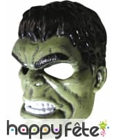 Masque et T-shirt vert de Hulk pour enfant, image 3