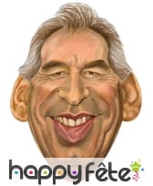 Masque francois bayrou caricature