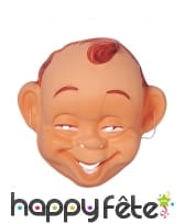 Masque facial de bébé souriant