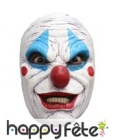 Masque facial de clown tueur en latex