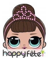 Masque facial de Fancy pour enfant, LOL Surprise