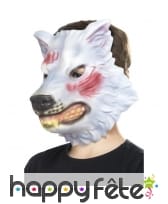 Masque facial de loup pour enfant
