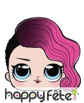 Masque facial de Rocker pour enfant, LOL Surprise