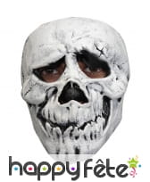 Masque facial de squelette, en latex