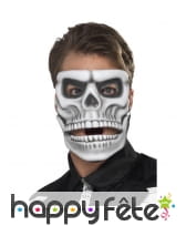 Masque facial de squelette, mâchoire mobile, image 1