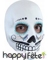 Masque facial Dia de los Muertos pour homme