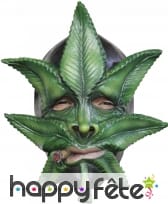 Masque feuille de cannabis en latex souple