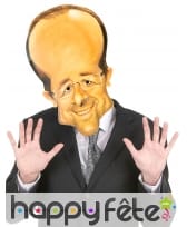 Masque francois hollande caricature