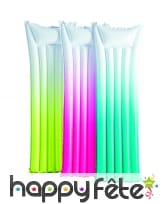 Matelas gonflable de plage dégradé 1 personne