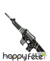 Mitraillette gonflable de gangster, 90cm