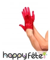 Mini gants rouges pour femme