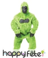 Mascotte gorille vert
