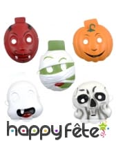 Masques Halloween rigolo en mousse, pour enfant