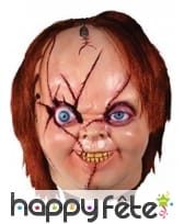 Masque intégral de Chucky pour adulte, luxe