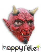 Masque intégral de diable en latex
